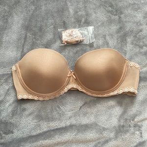 Strapless bra